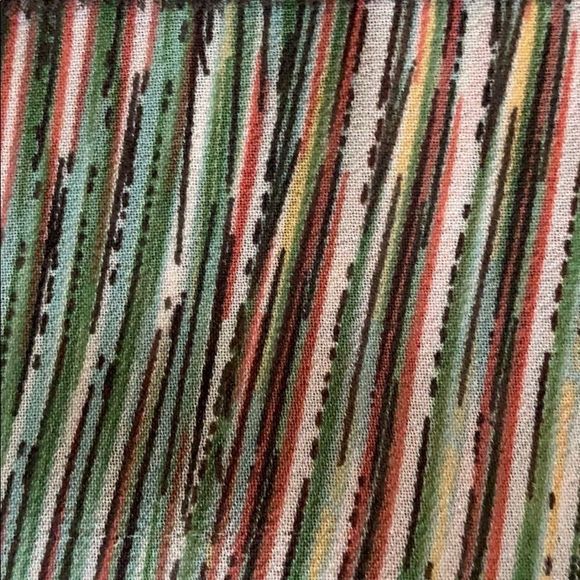 CAbi green and brown blouse - Picture 3 of 8